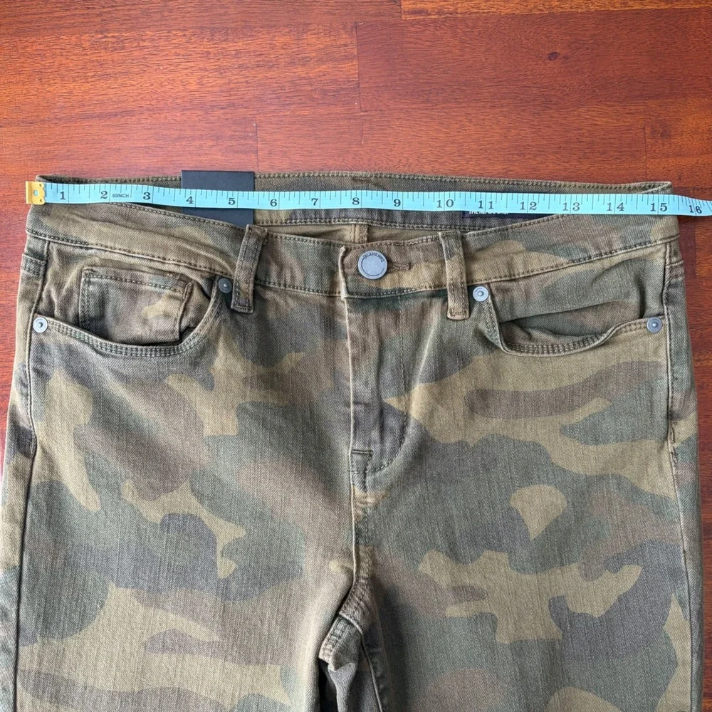 NEW BlankNYC Reade Ankle Crop Skinny Green Camo Jeans 28 - NWT